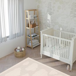 Tapis enfant avec effet relief NUAGES