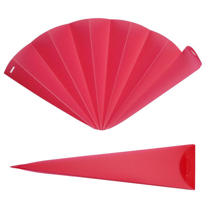Éventails à main, éventails, éventail, rouge translucide