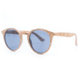 Cork UV protection women eyewear sunglasses (Including case L-500) L-858
