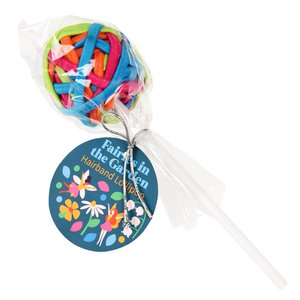 Haarband lolly - Feeën in de tuin