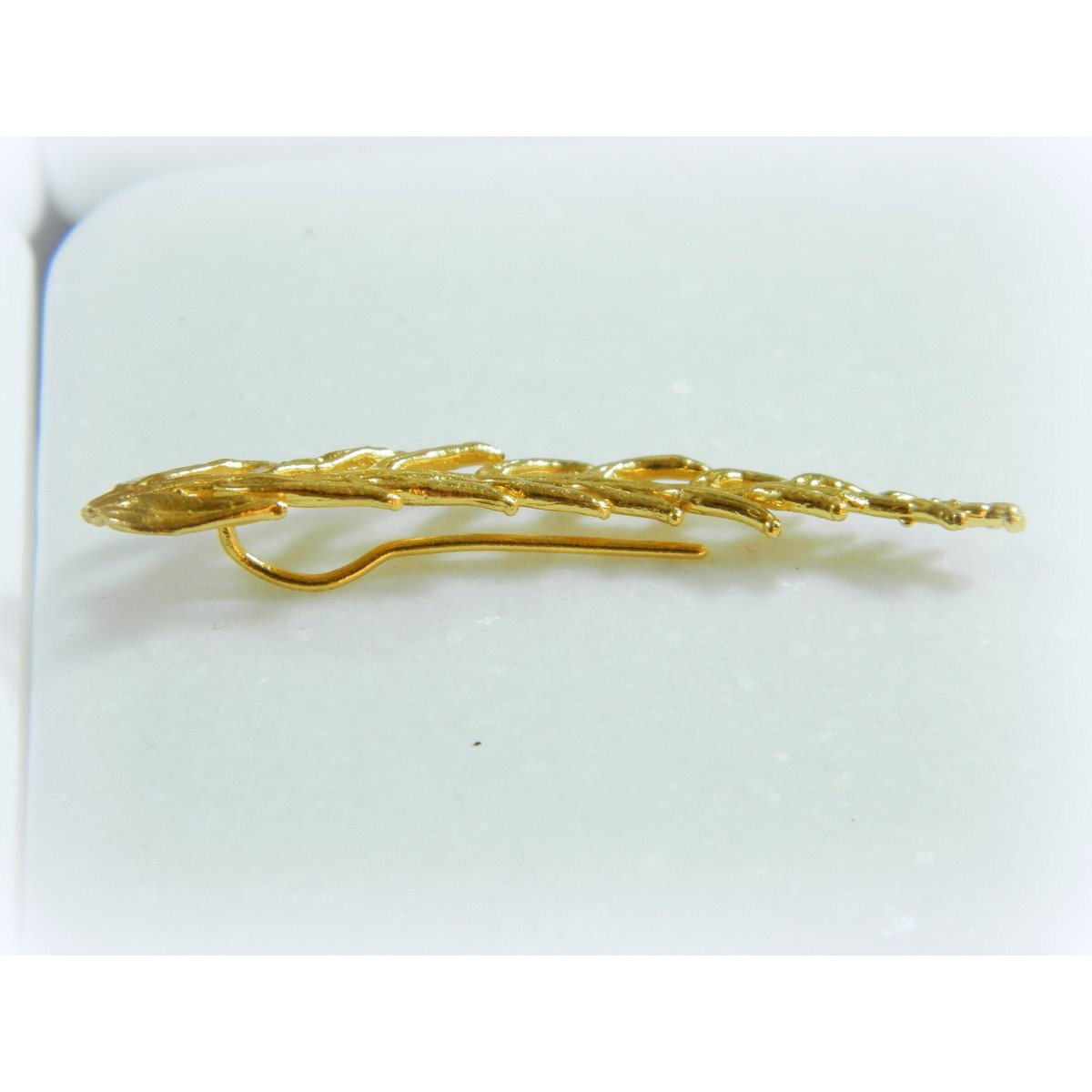 Araucaria Leaf Earrings: Nature Lover Jewelry (Silver or Gold)