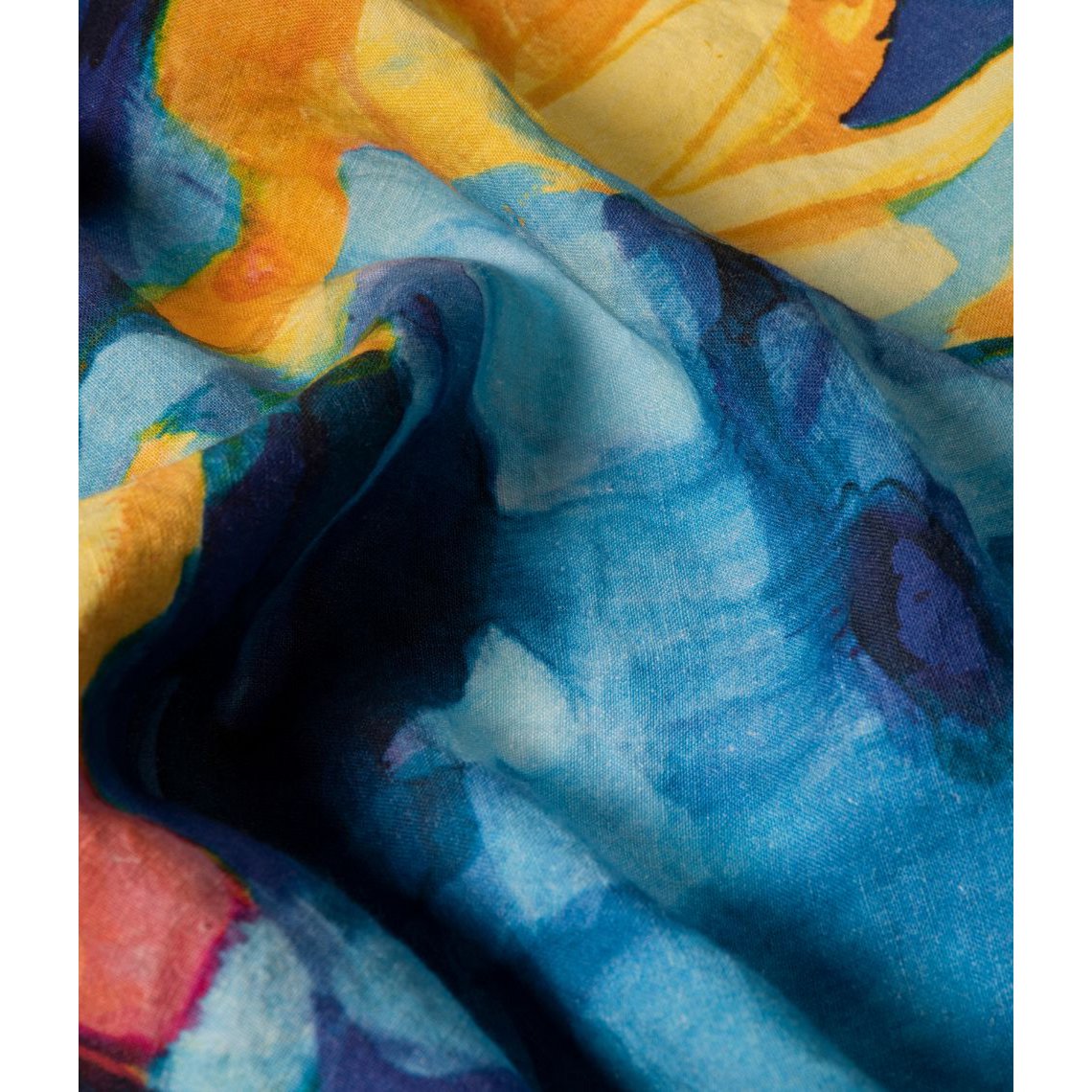Linen beach towel View Blue - Vilmantas Marcinkevičius