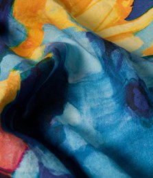 Linen beach towel View Blue - Vilmantas Marcinkevičius