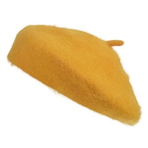 Hat child Ø 23x3 cm Yellow Synthetic children's hat