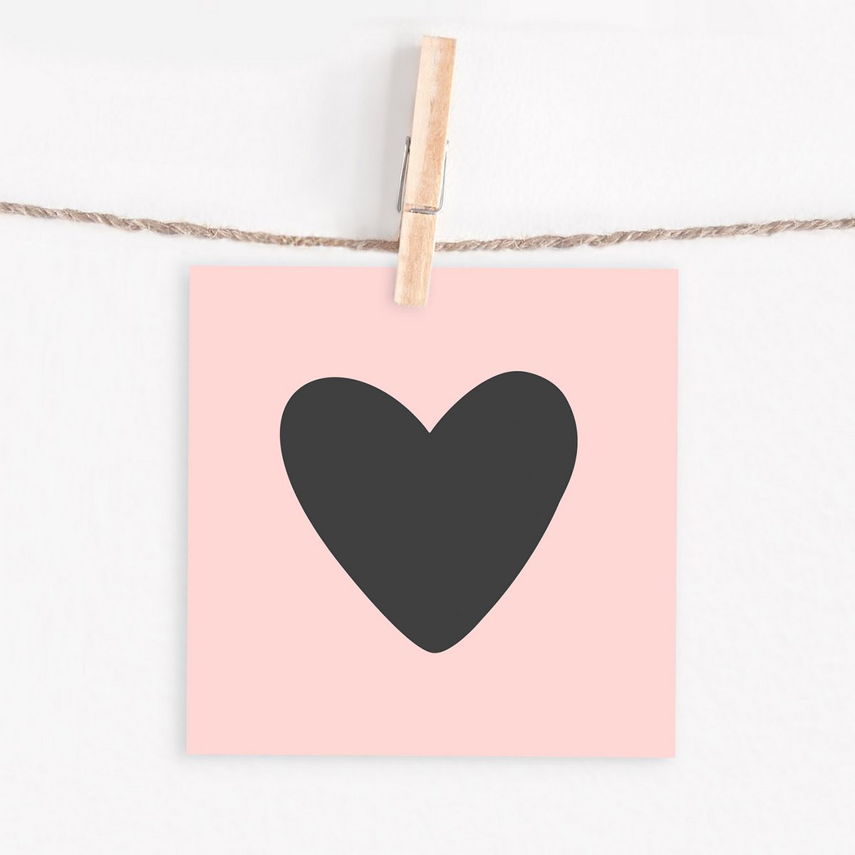 Carte lettre "❤️"