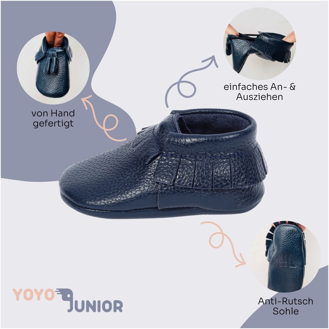 Buty dziecięce Miękkie skórzane mokasyny