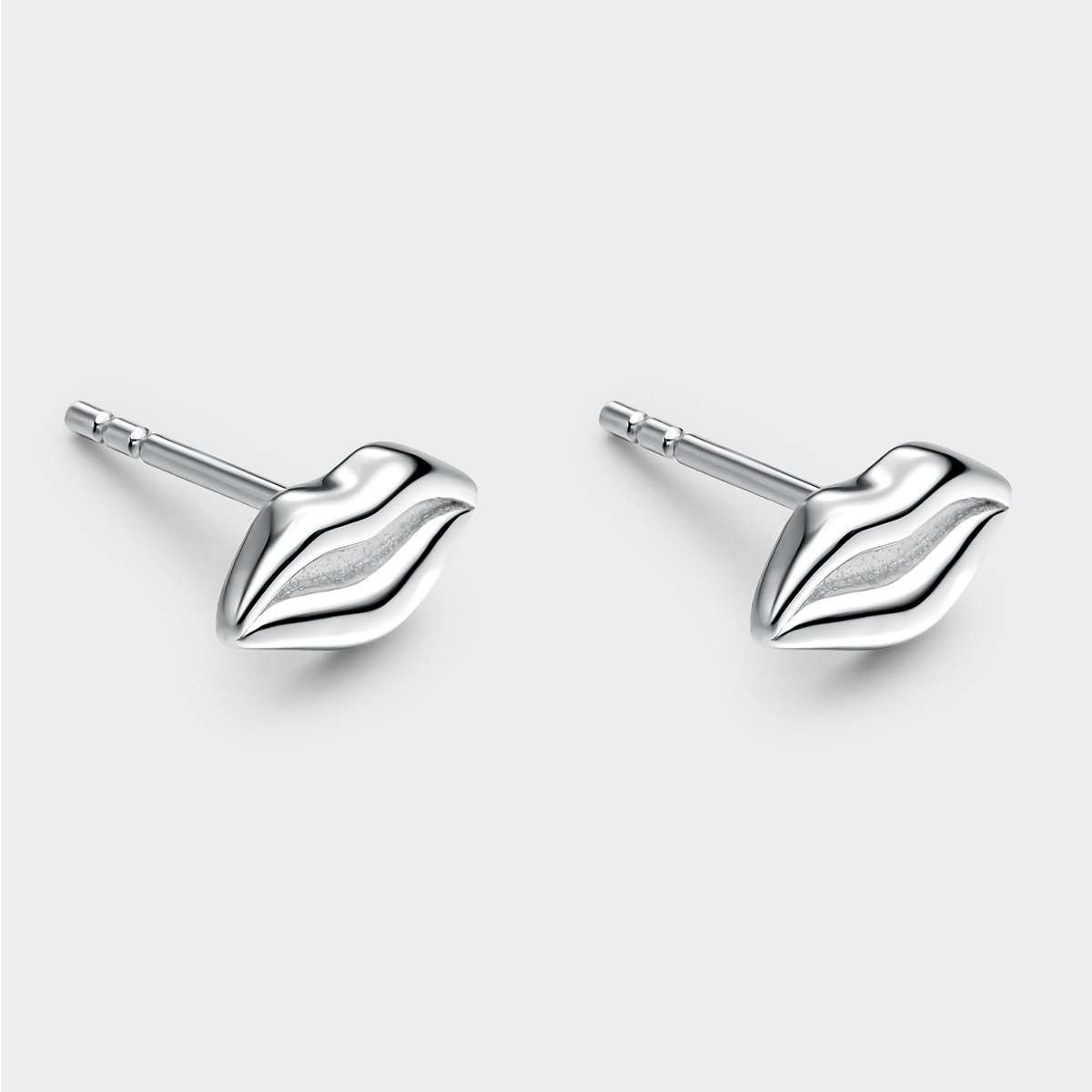 Orecchini labbra in argento