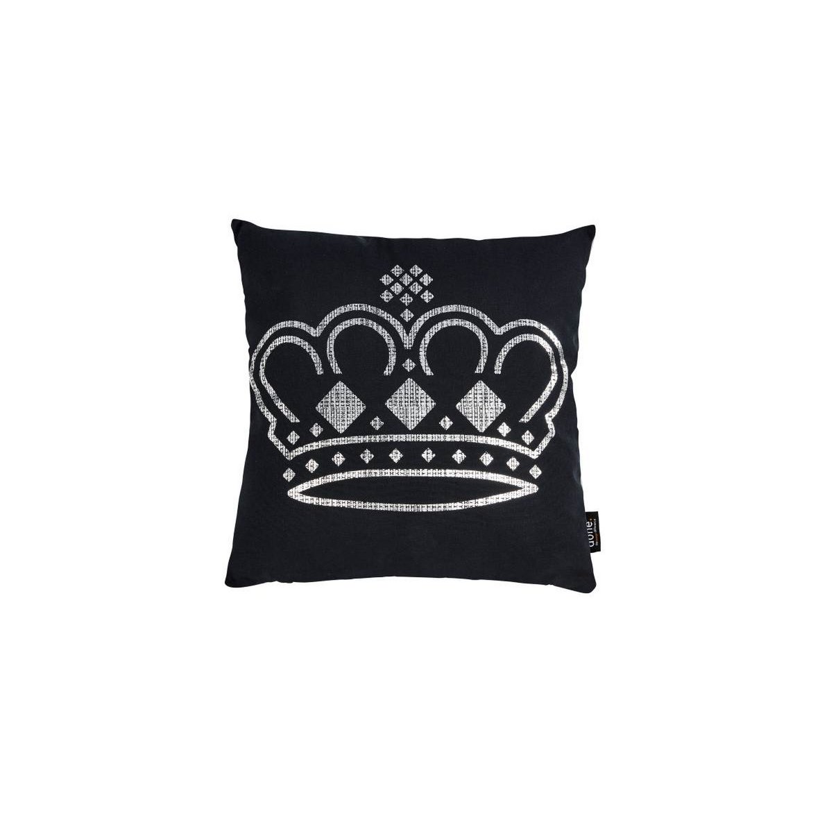 gloss print silver CROWN 45x45cm