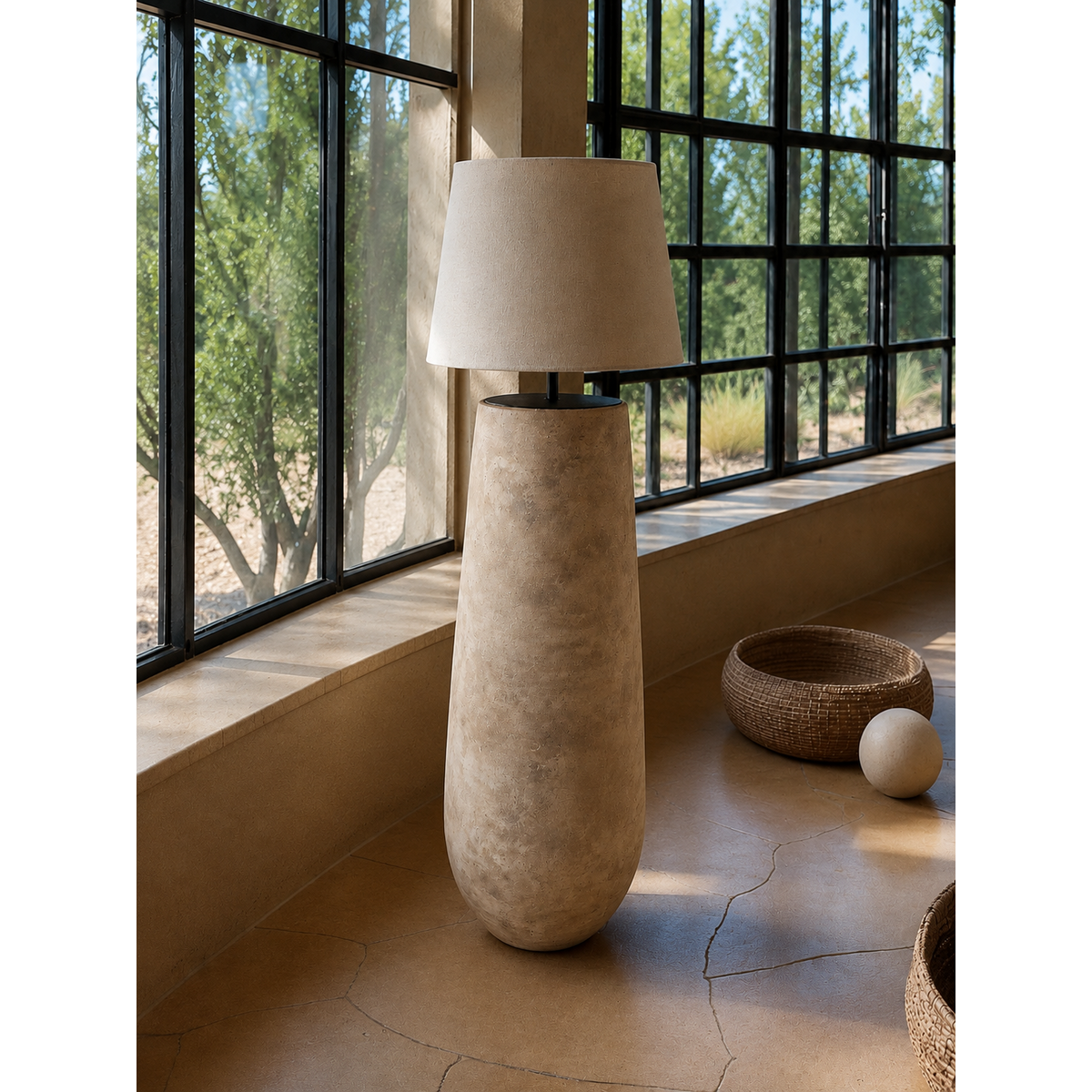 Ela n37 - Ceramiczna lampa podłogowa