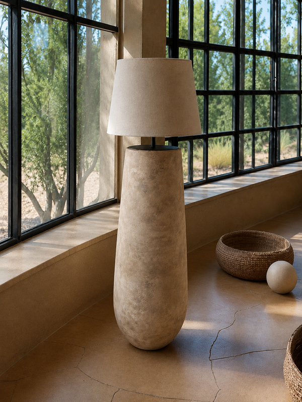 Ela n37 - Ceramiczna lampa podłogowa