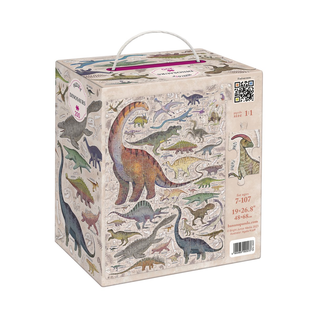 Puzzlove Dinosaurs Puzzle 7+