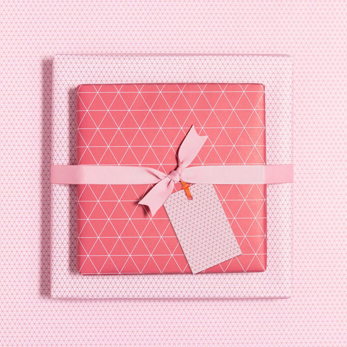 Gift ribbon old pink, light pink ribbon easy to tie, 16mm x 5m pink grosgrain ribbon for wrapping gifts