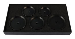 Druckstücke für Gehäuseschließer, 5 tlg., Ø 44 - 64 mm, Nr. CH-3037