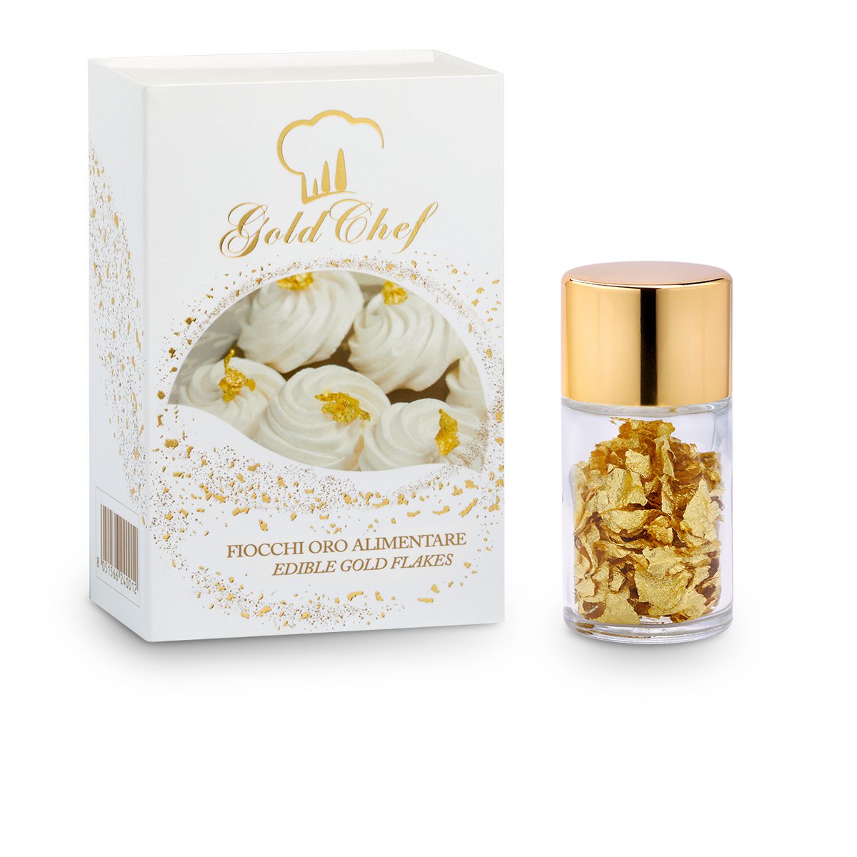 125mg essbare GOLDFLAKES 23kt