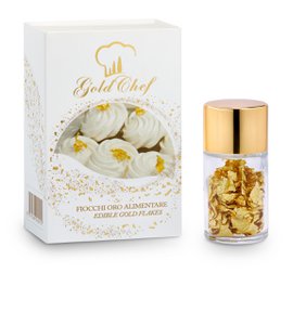 125mg Edible GOLD FLAKES 23kt