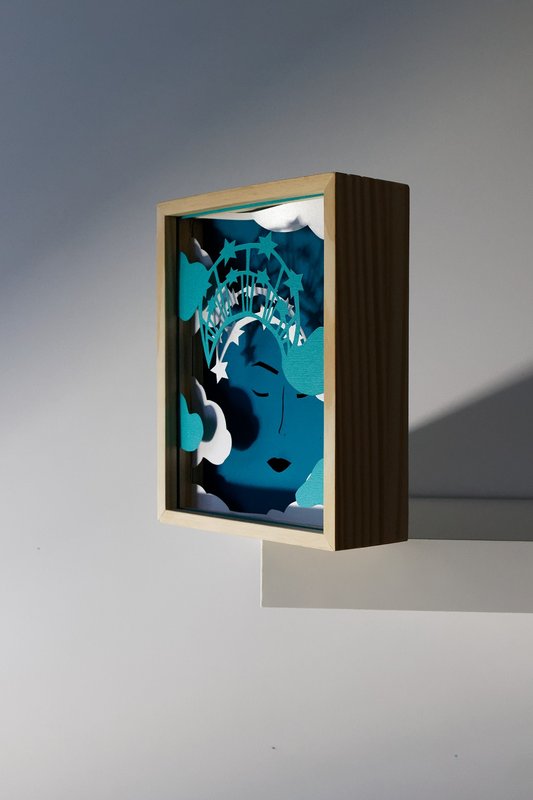blank light frame