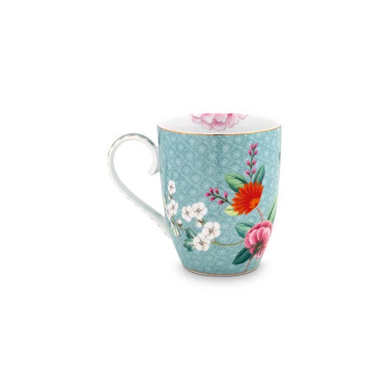 Mug Large Blushing Birds Blue 350ml