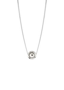 Bubble ketting zilver