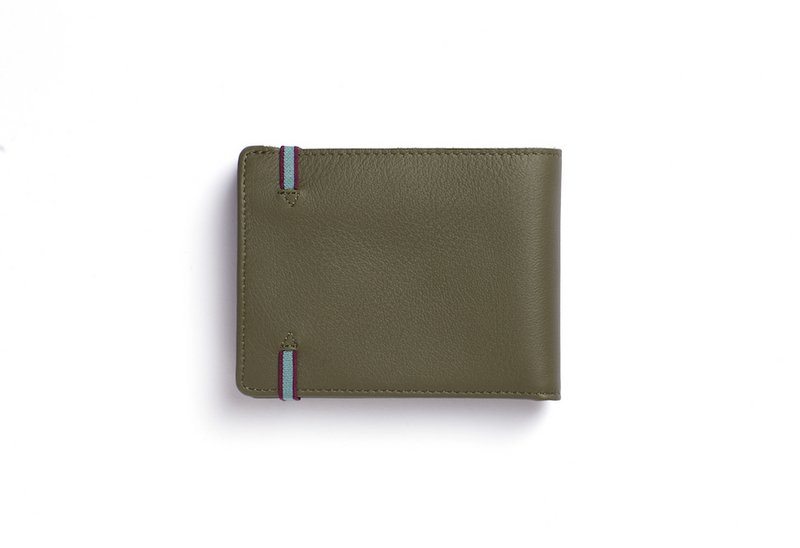 Kaki minimalistisk tegnebog