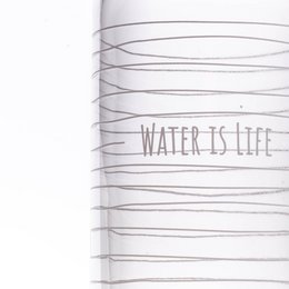L'ACQUA È VITA Bottiglia in vetro da 1,0 litri