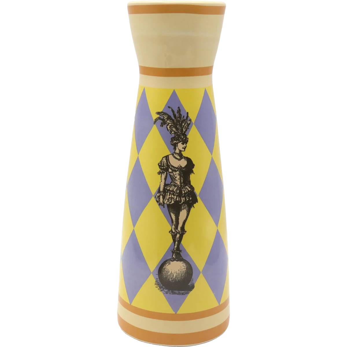 Kitsch Kitchen Kitsch Royale vase Fifi blue/yellow
