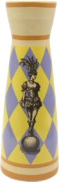 Kitsch Kitchen Kitsch Royale vase Fifi blue/yellow