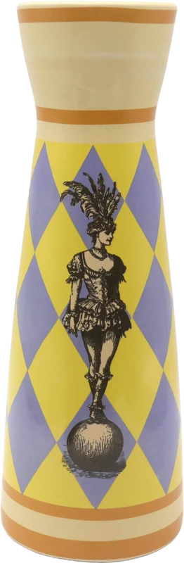 Kitsch Kitchen Kitsch Royale vase Fifi blue/yellow