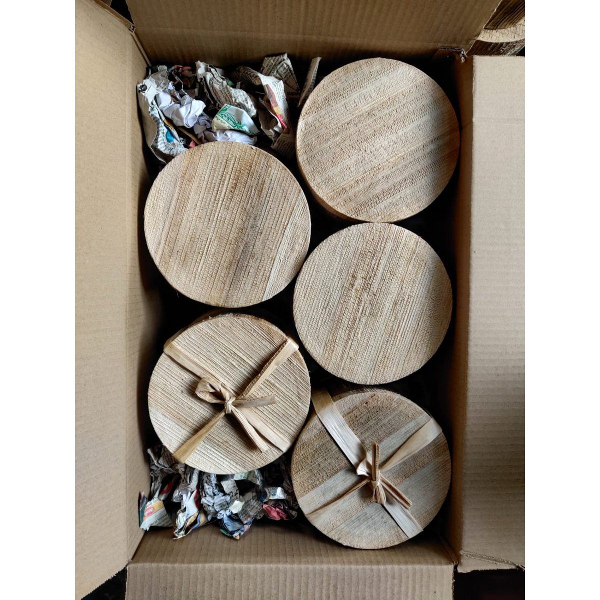 Multi-way geschenkverpakking met bananenstam