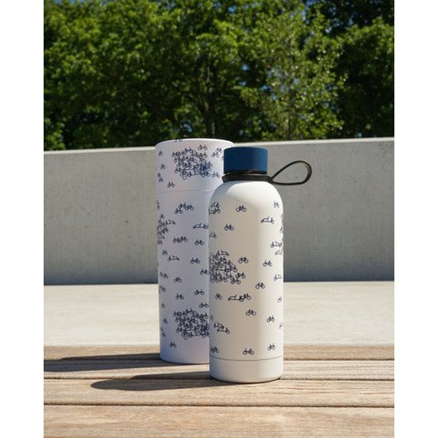 Water bottle the blue bicycle