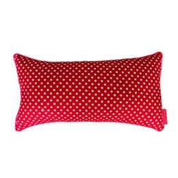 Coussin de décoration à pois