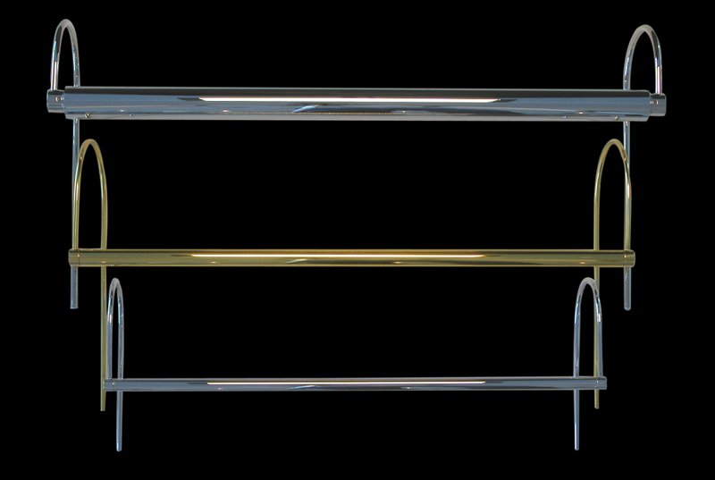 Minimus picture light duoled made of brass handmade, iron type 150 mm