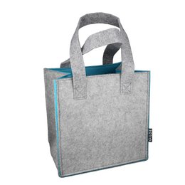 Geschenktasche quadratisch Colorful H.20 cm - 4fach sortiert