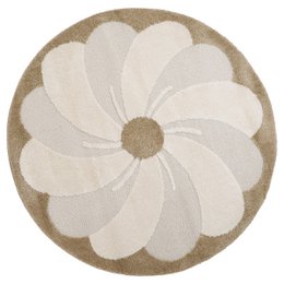 ELSA round flower children's rug