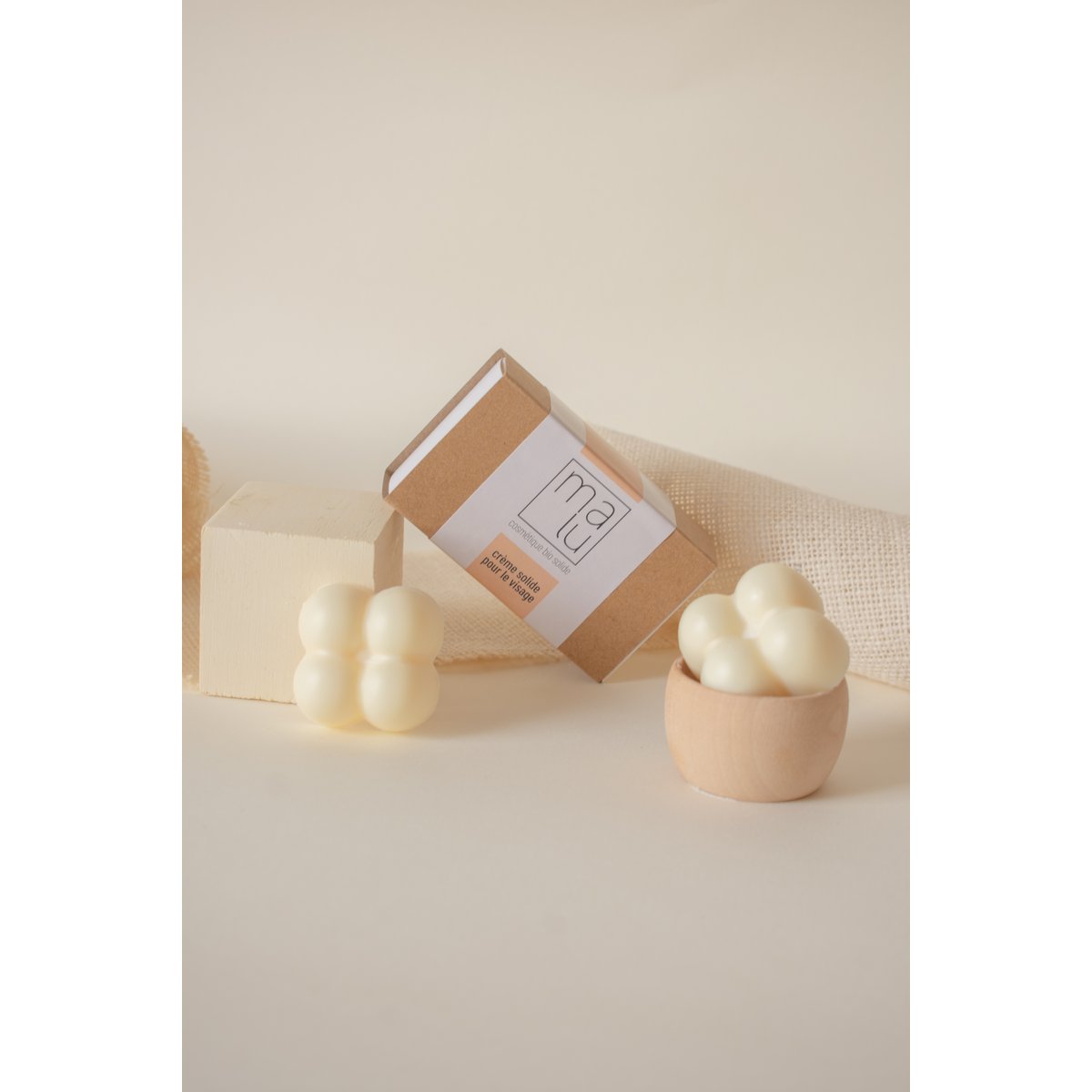 Solid face cream - oily skin