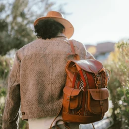 Handcrafted Kilim & Leather Executive Backpack – Heritage Edition