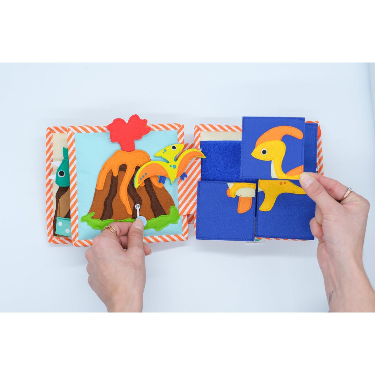 Dinosaur Friends – 6 Page Mini Quiet Book