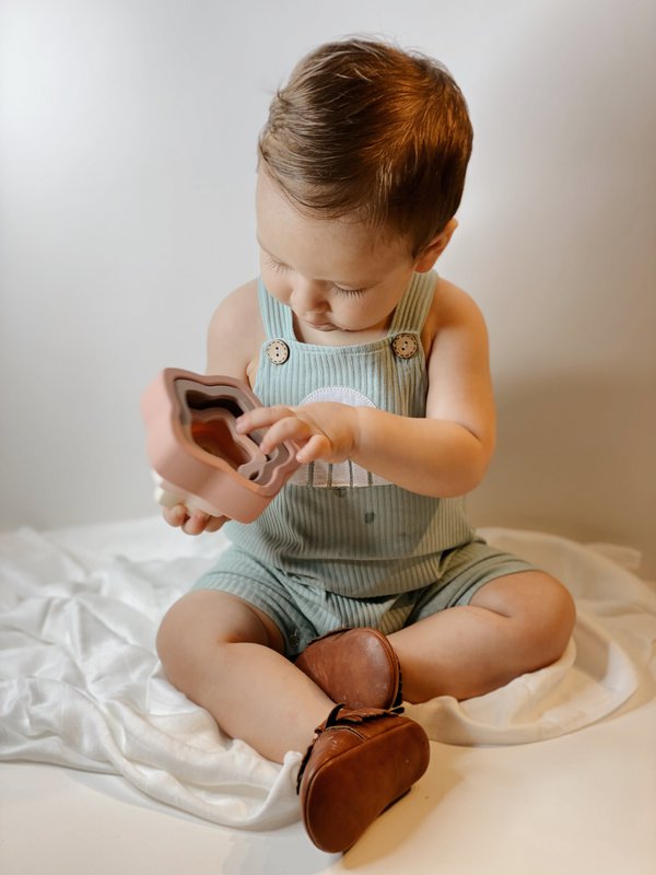 Ensemble empilable en silicone organique Nenina & Co