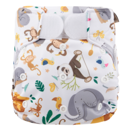 Couche de bain | Velcro | animaux sauvages