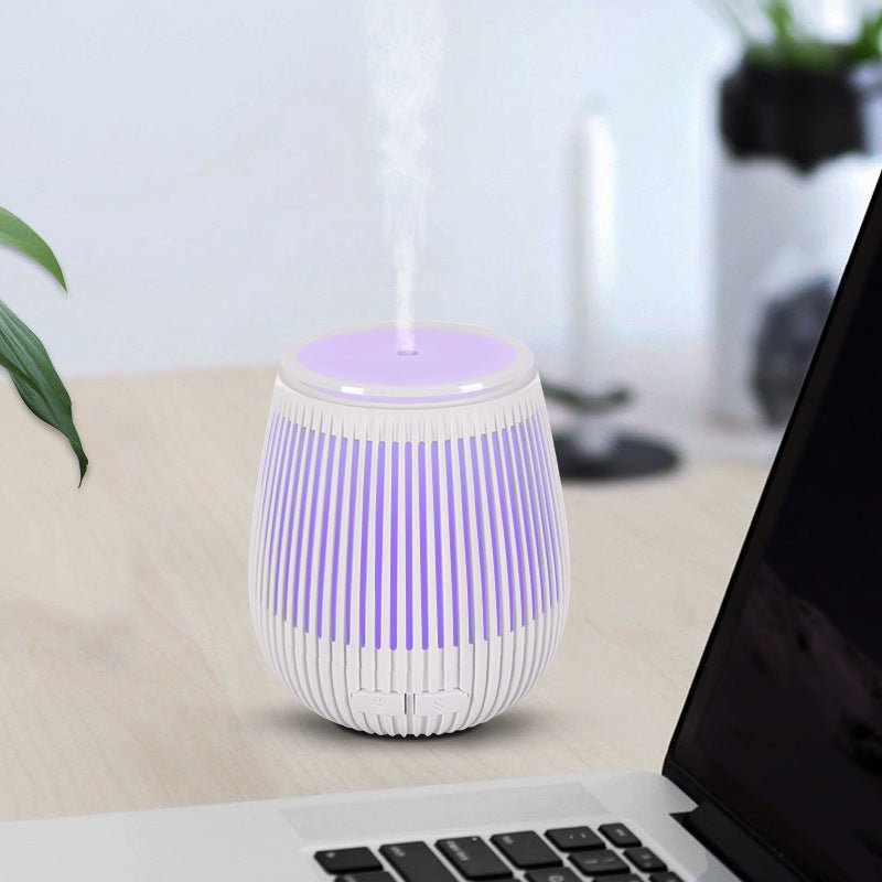 Diffusore di aromi ad ultrasuoni con lampada colorata per umidificatore per aromaterapia USB creativo