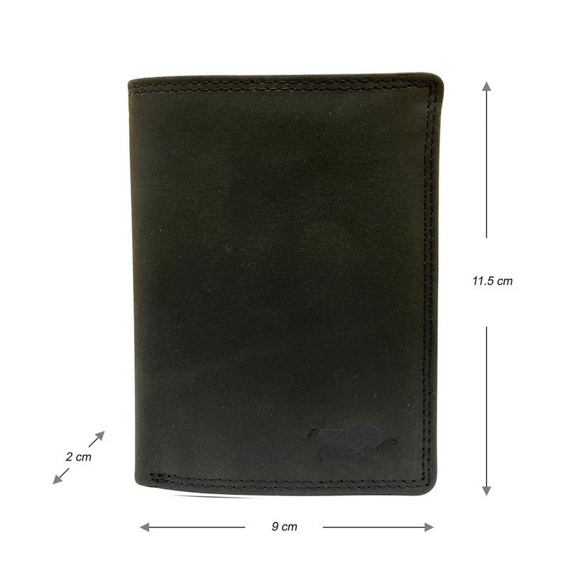 Portefeuille Homme - Portefeuille Homme - Portefeuille Arrigo - Modèle Billfold en Cuir de Buffle 3 Couleurs