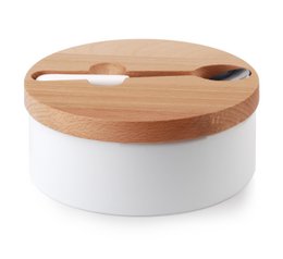 BASIKØKKEN Sukkerskål med ske 14,7x6cm COOKINI