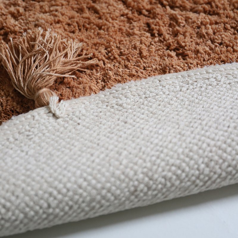 Round children's carpet Bohobird "toast"