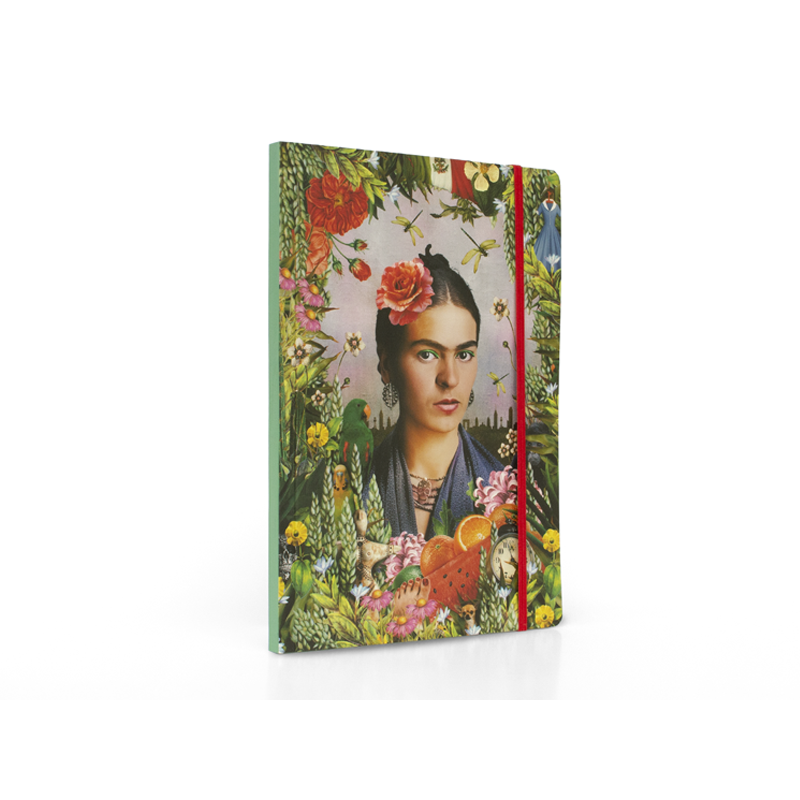 Softcover Buch A5, inspiriert von Frida Kahlo