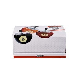 Cendriers Poussoir 'BOULE DE BILLARD'