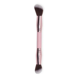 Soft Pink and Gold Foundation og Face Duo Brush