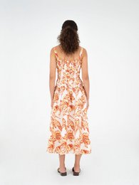 Kleid mit Wilde-Ozean-inspiriertem Print