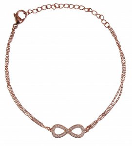 Armband Endless Zirconia Rose