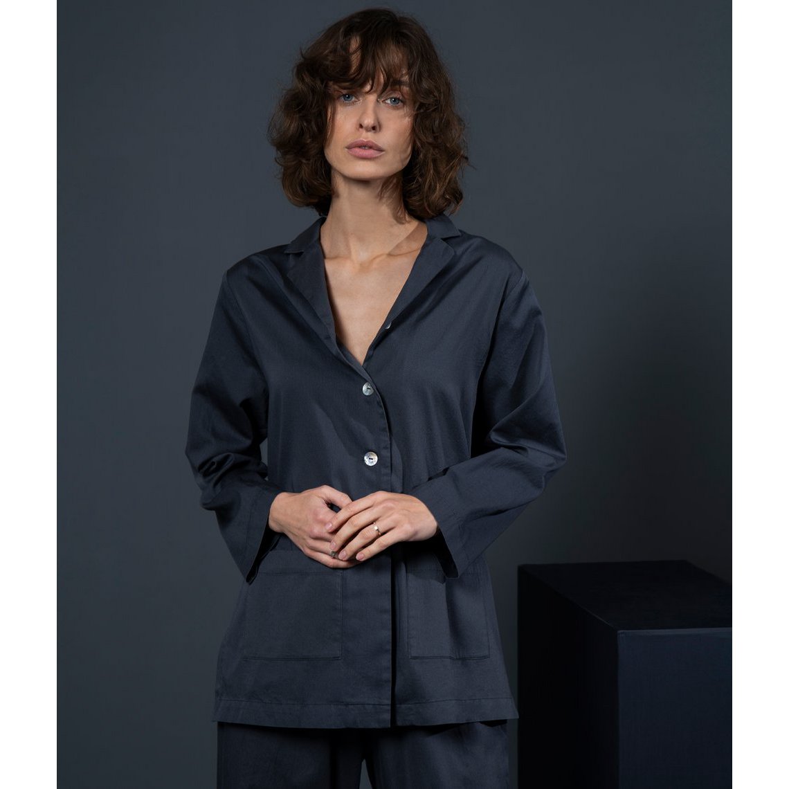 Pižama: marškiniai + kelnės Dream Touch Anthracite