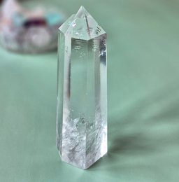 A+ Clear Quality Gemstone Rock Crystal Tower / Obelisk (Clear Quartz Tower)