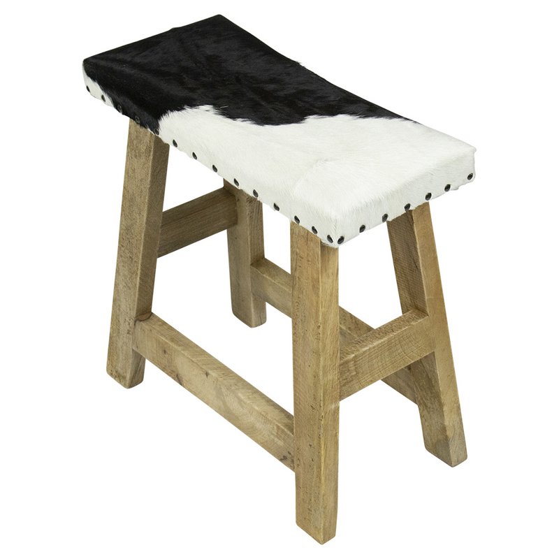 Bench cow black and white 46cm